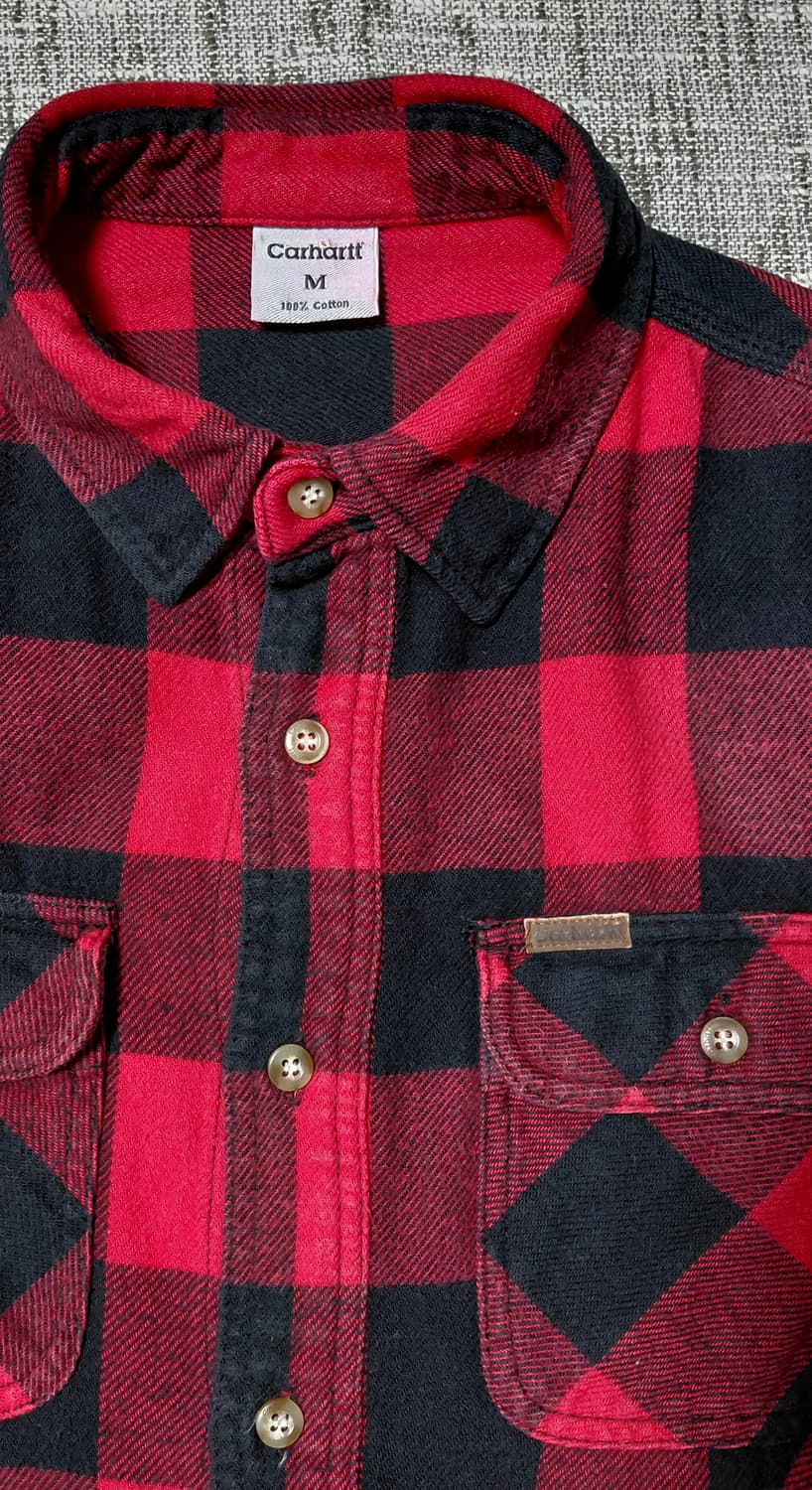 칼하트 체크 셔츠 M 상품이미지2