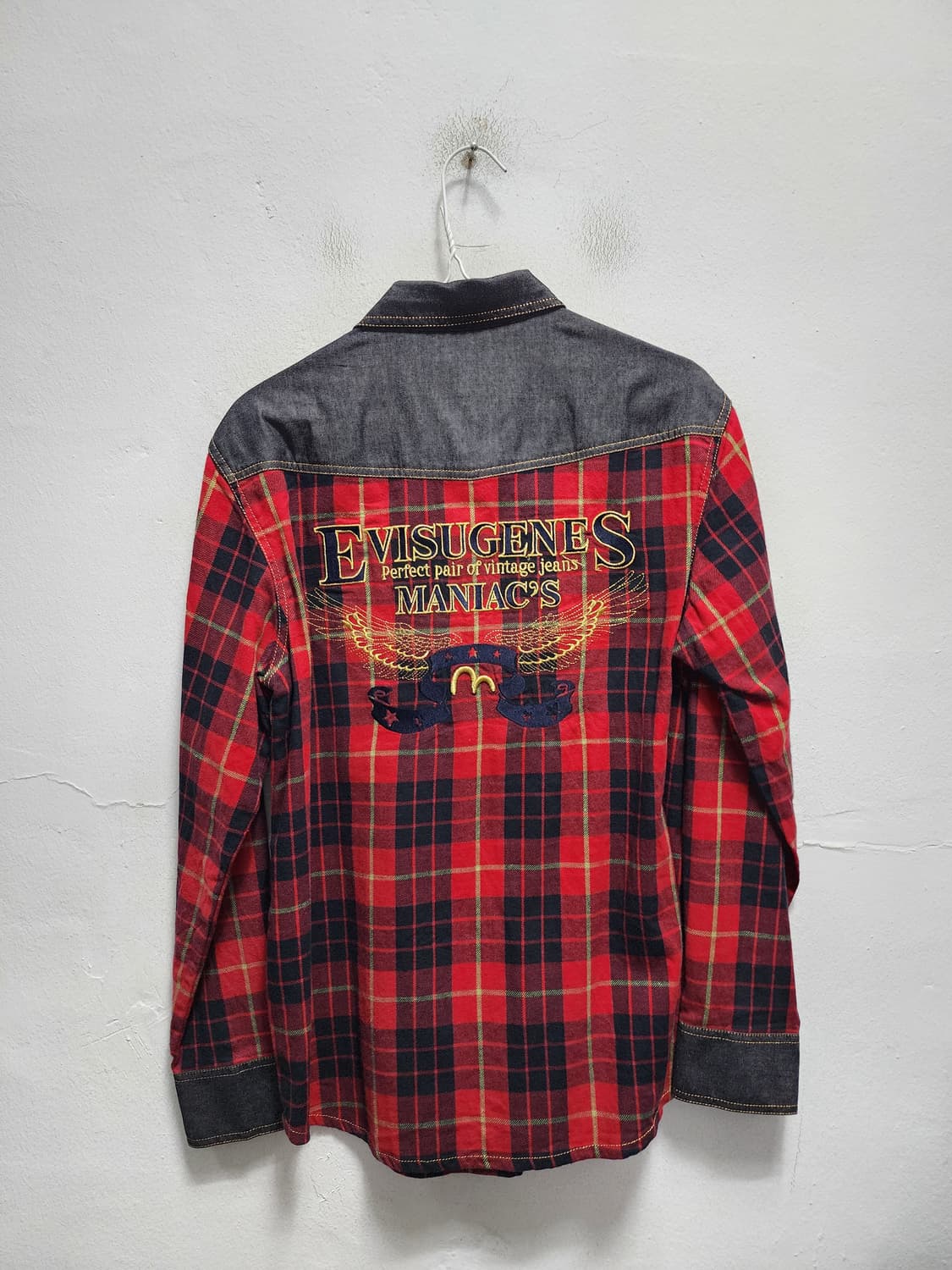 EVISU 에비수 글리터스티치 셔츠 상품이미지1