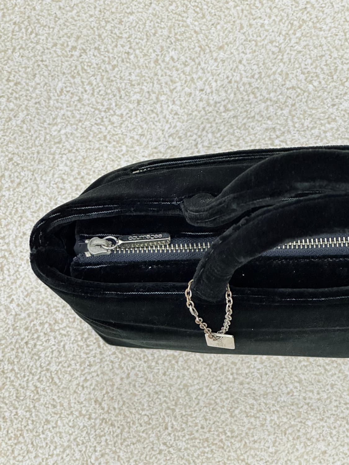 꾸레쥬 벨벳 토트백 상품이미지6