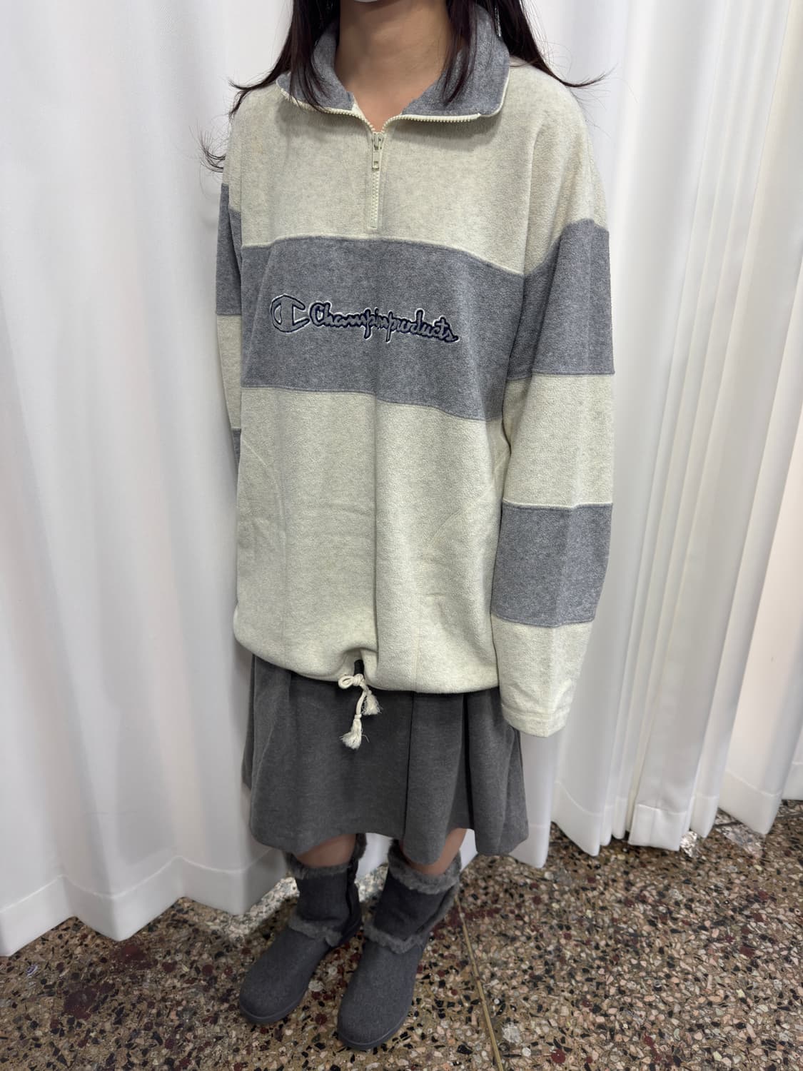 champion fleece half zipup 상품이미지5