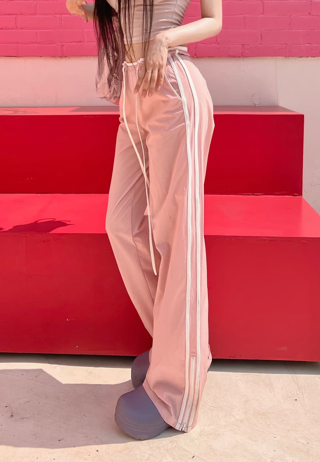 카인다미 제니 트레이닝 팬츠 핑크 상품이미지2