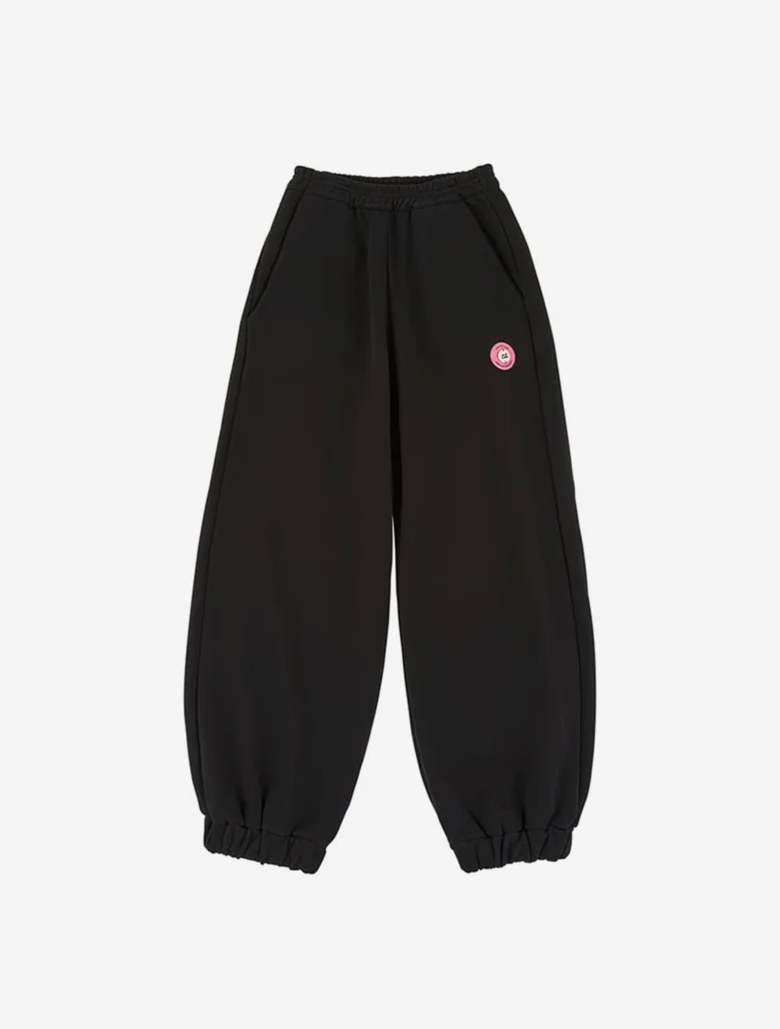 에즈이프 캘리- WIDE JOGGER PANTS BLACK 상품이미지1