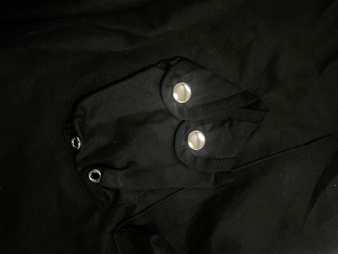 나체 STRAP CARGO PANTS (UNISEX) BLACK 상품이미지8