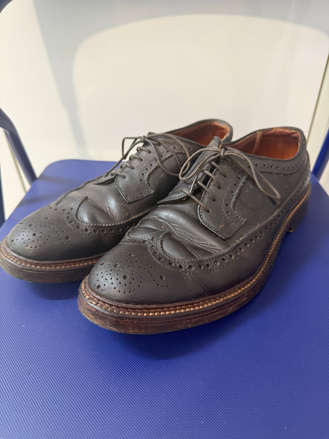 Alden Longwing Blucher Brown Chromexcel 상품이미지1