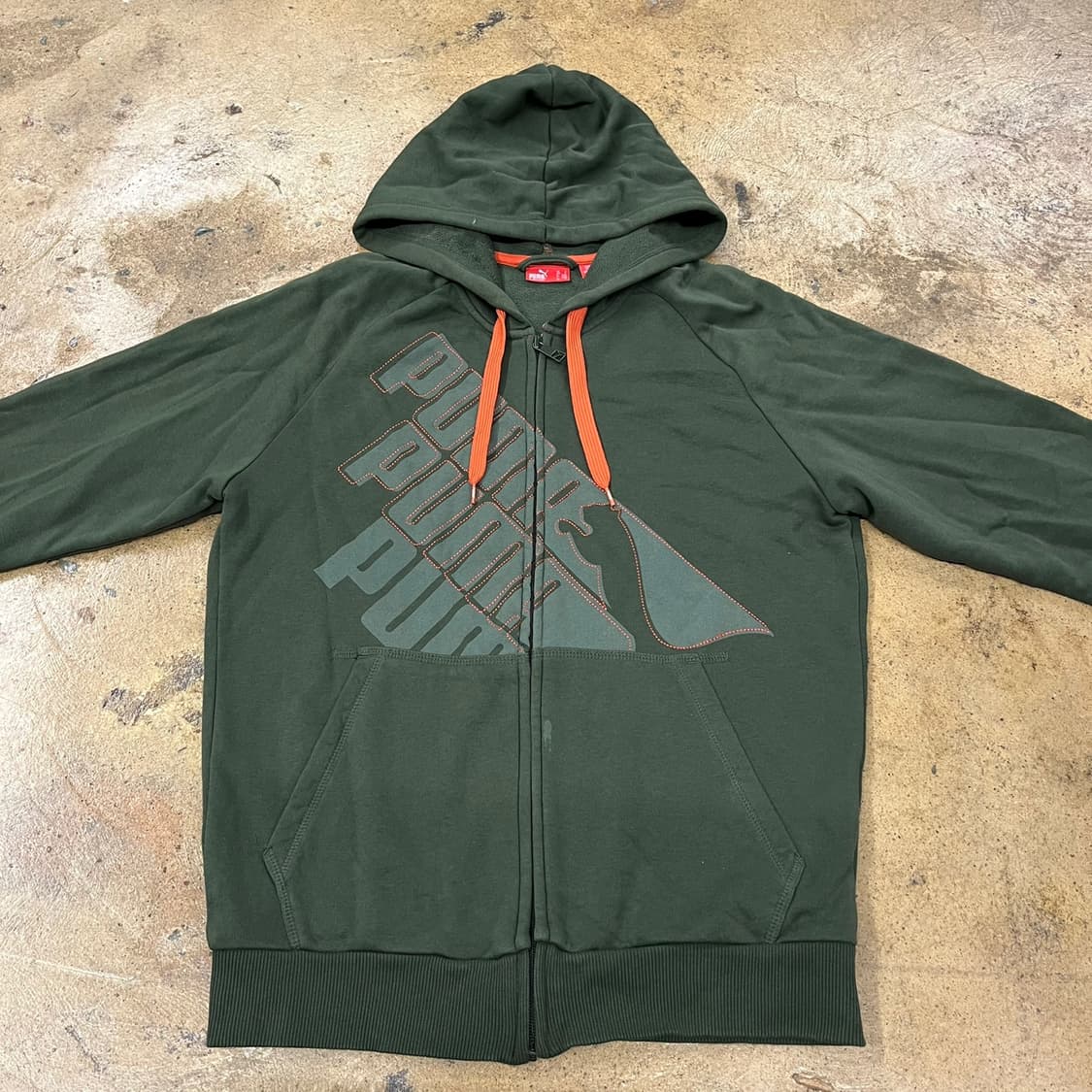 푸마 카키 후드집업  상품이미지3