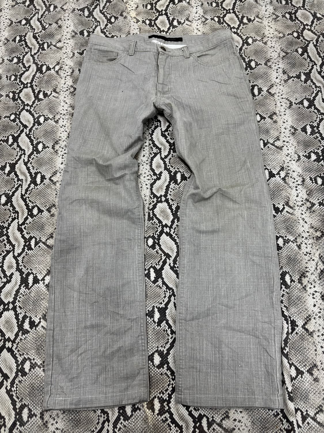 “Schlussel” Grey straight-Fit Pants 상품이미지6