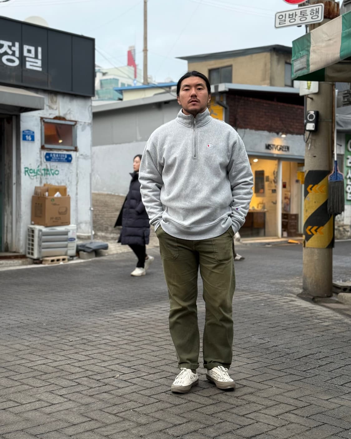 챔피온 리버스위브 풀오버 스웻셔츠 XL 상품이미지7