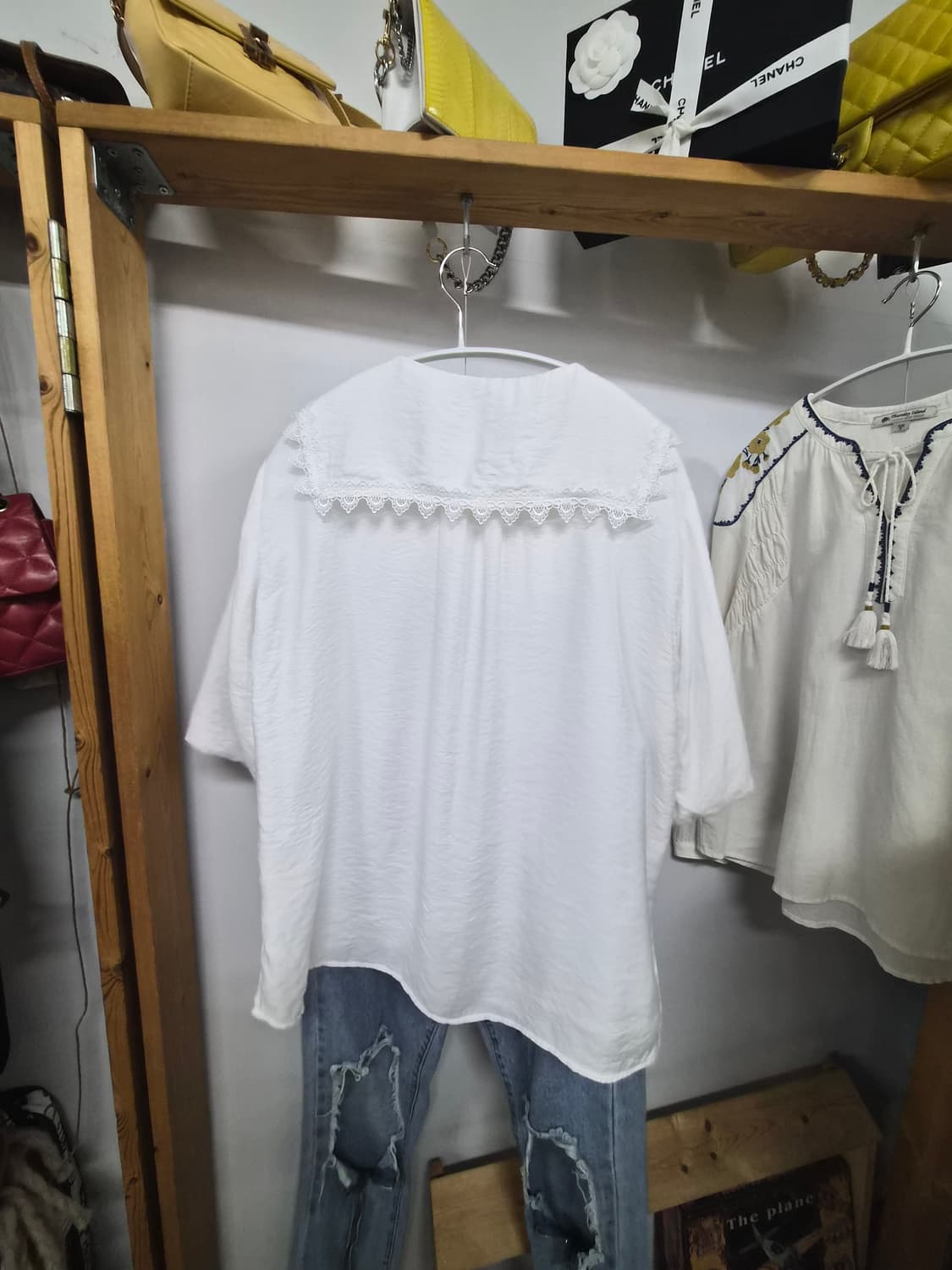 더아이잗 컬렉션 쎄일러카라 블라우스 상품이미지8