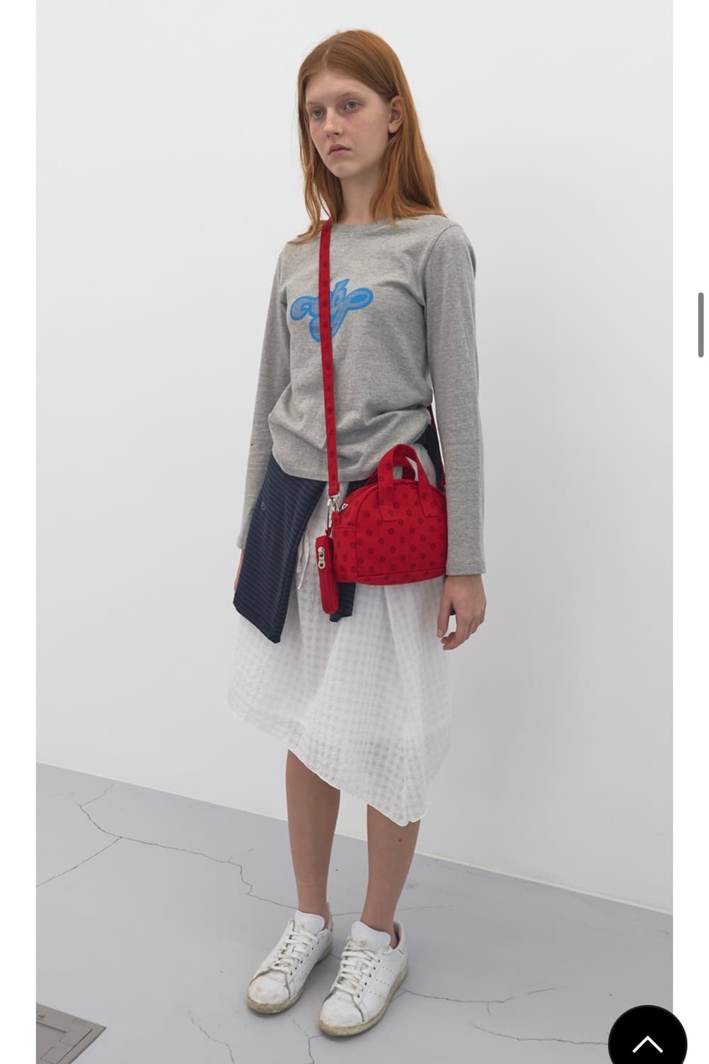 엔조블루스 도트 크로스백 레드 상품이미지2