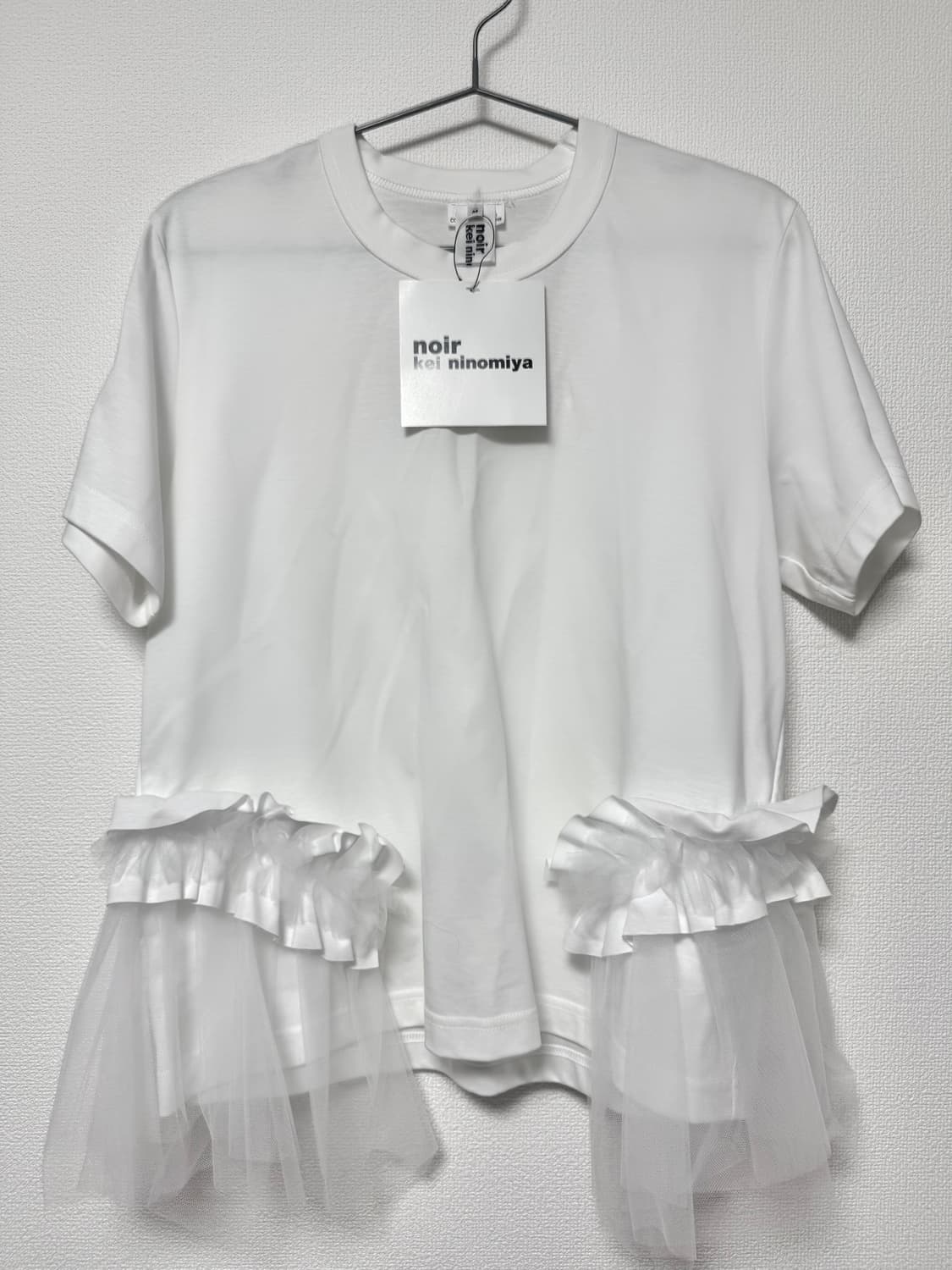 Noir kei ninomiya 느와 케이니노미야 24ss 튤티셔츠 상품이미지1