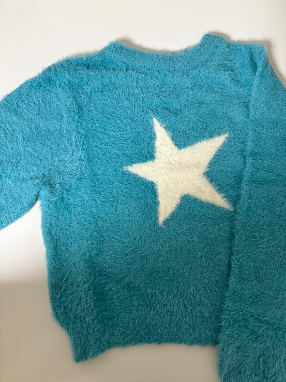 마가린핑거스 브러쉬드 별 니트 민트 상품이미지3