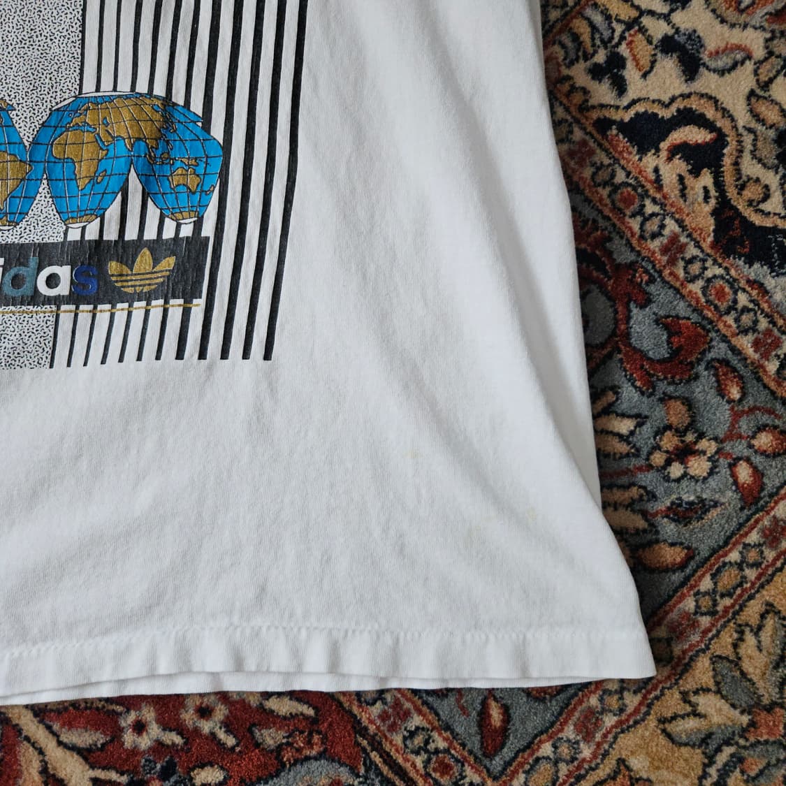 🌊90s USA made adidas trefoil Tee 싱글스티치 상품이미지5