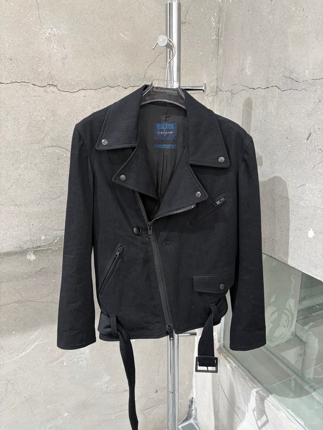 REGULATION Yohji Yanamoto 라이더 자켓 상품이미지1