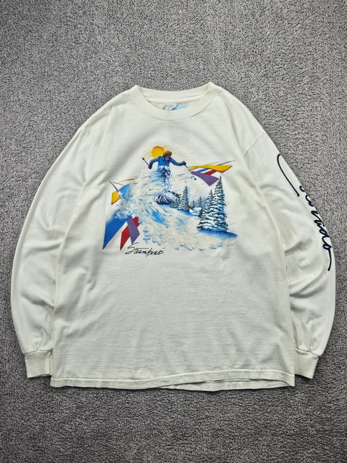 1985USA ALORE 싱글스티치 롱슬리브 긴팔티셔츠(XL)/11800 상품이미지1