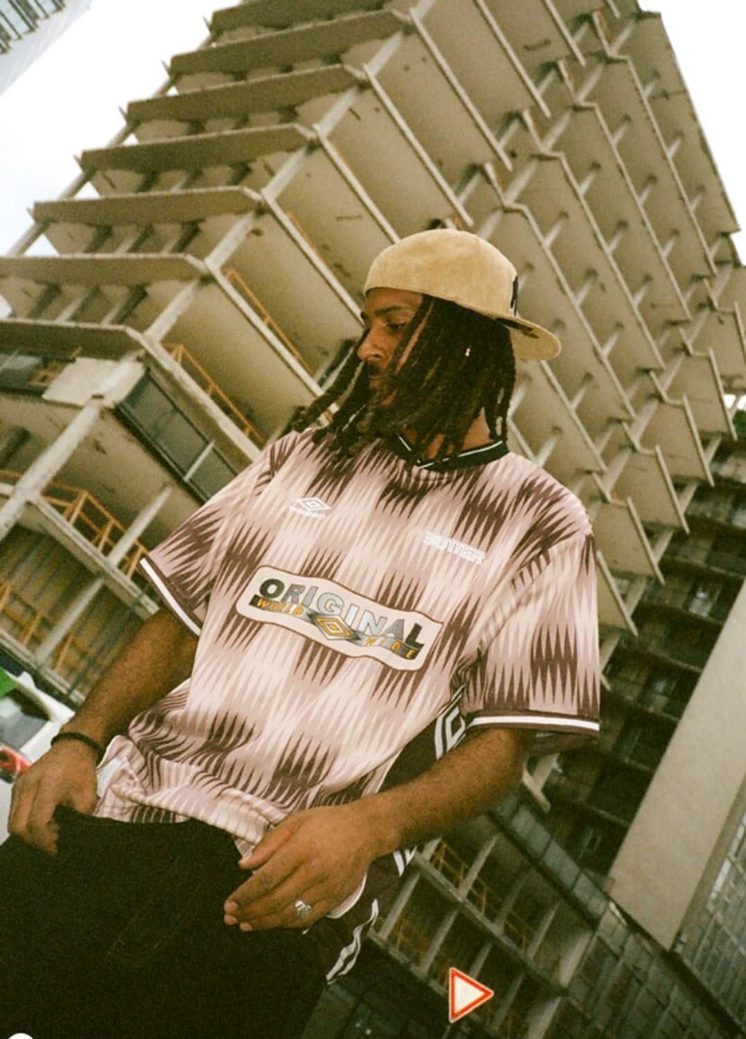 엄브로 x 버터굿즈 Butter goods 반팔 옵티컬 져지 저지 L 상품이미지3