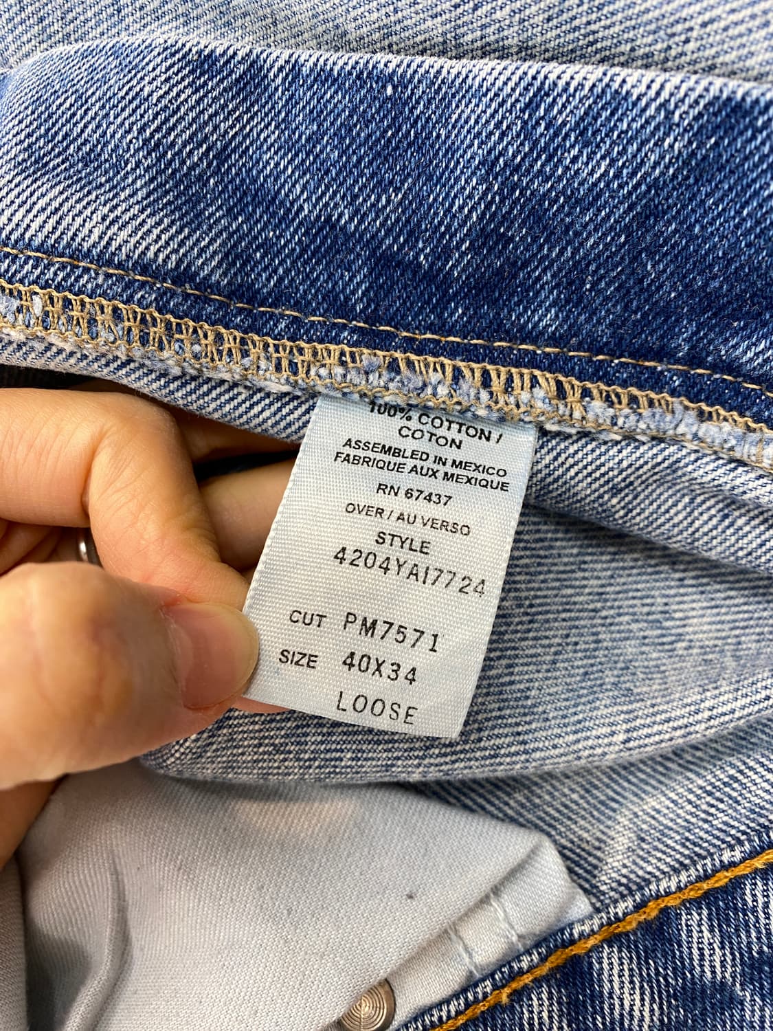 (38.5) Polo Loose Fit Jeans 상품이미지8