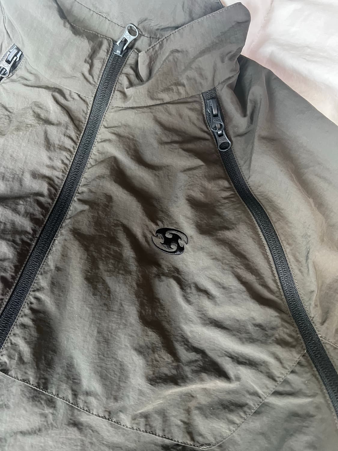산산기어 SLASH ZIPPER JACKET [BROWN] 브라운 자켓 상품이미지4