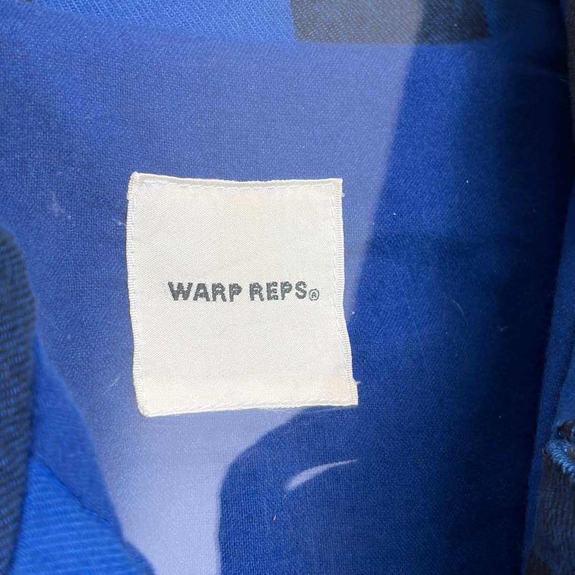 빈티지 Warp reps 패턴 자켓 상품이미지3