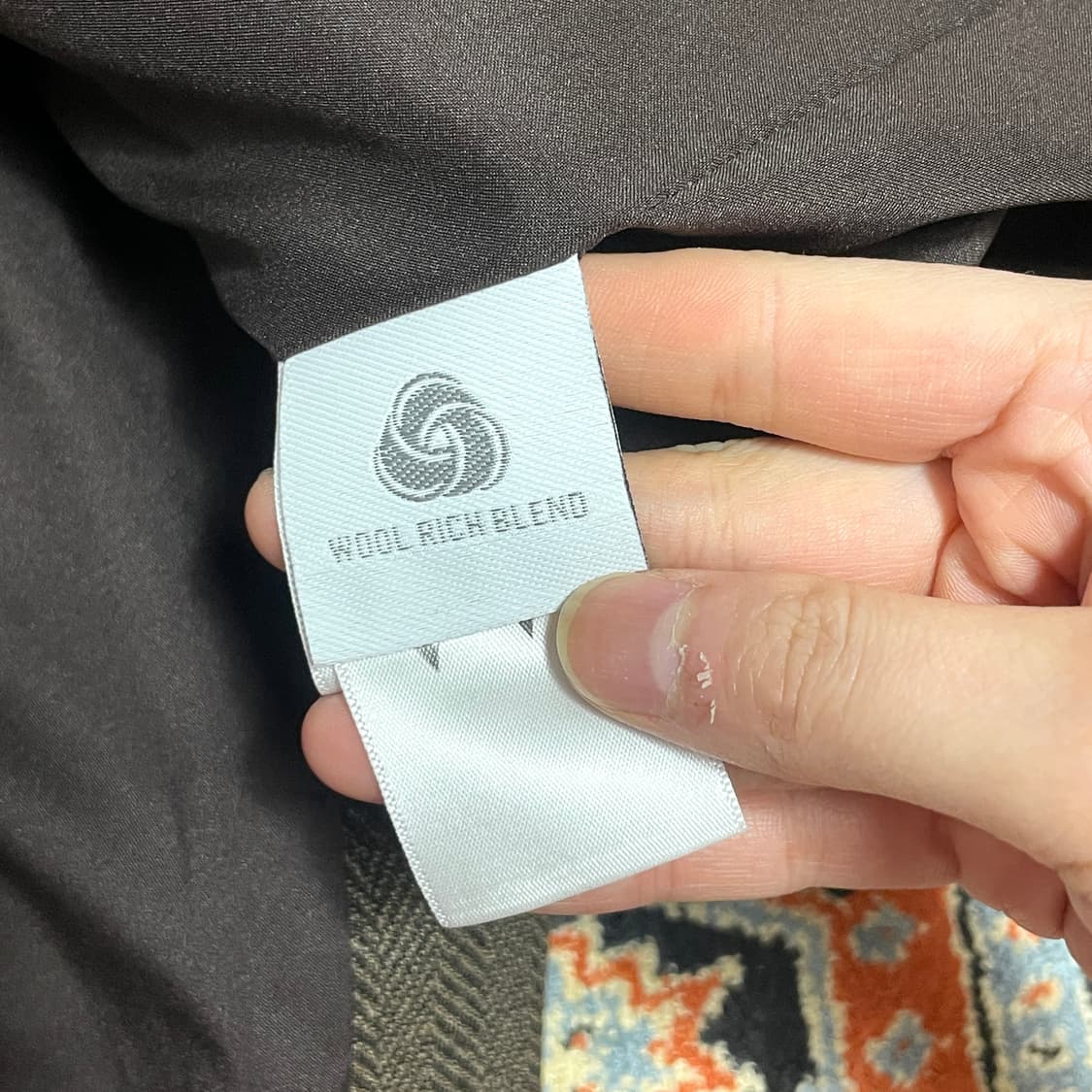 베라왕 브라운 헤링본 자켓 여성95 상품이미지6