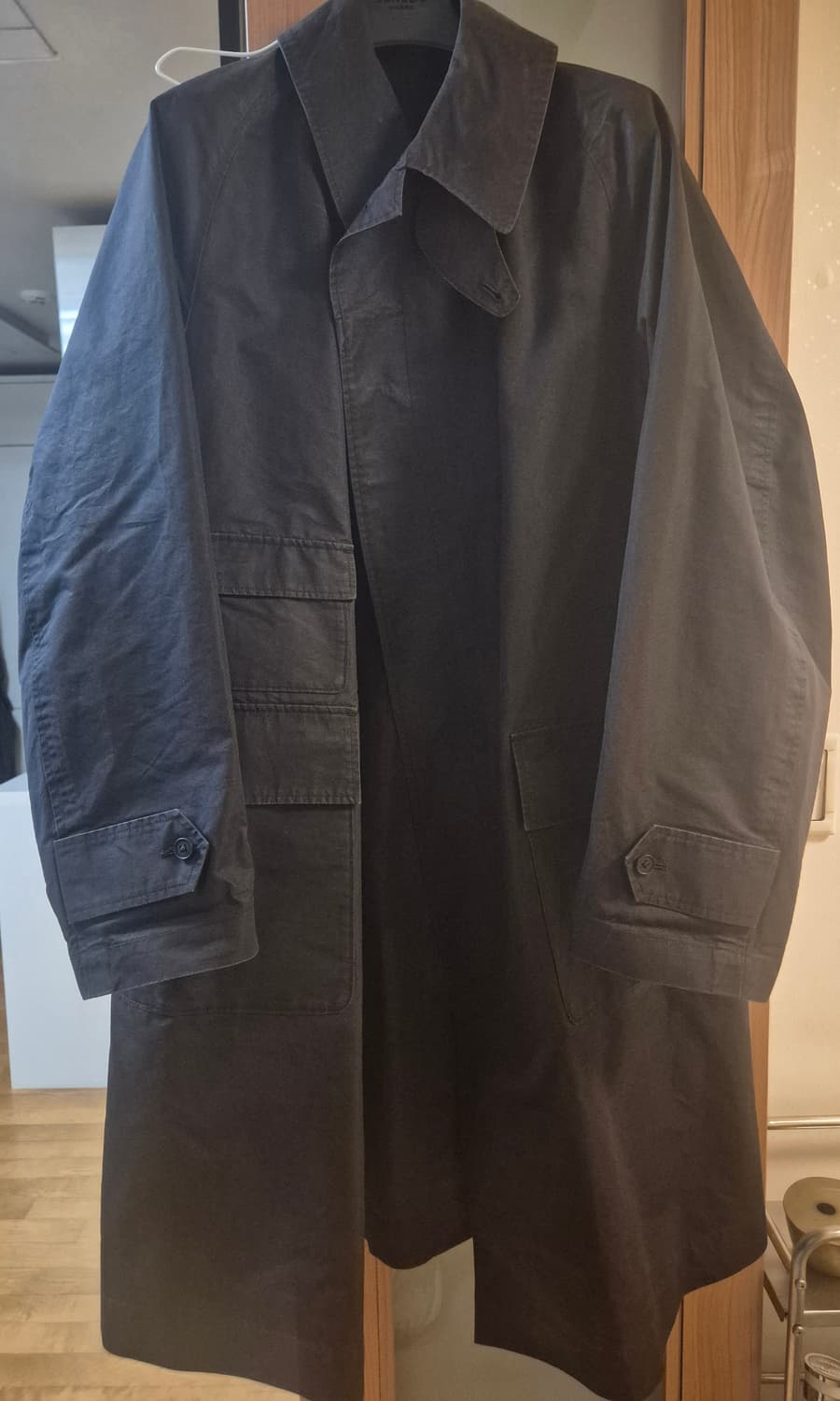 캡틴선샤인 트래블러 발마칸 트렌치코트 40 블랙 상품이미지2