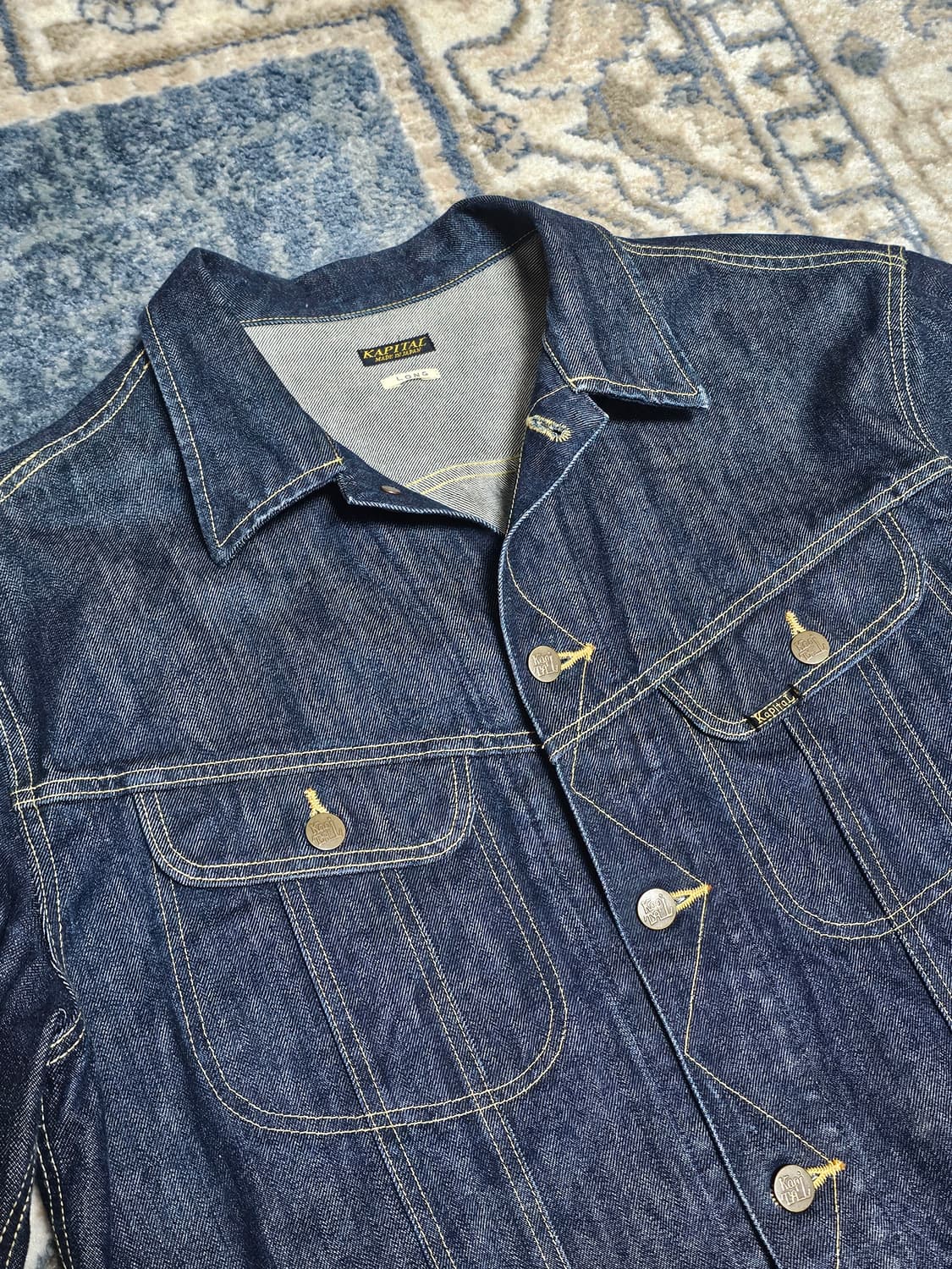 [48] KAPITAL 캐피탈 14oz 데님 웨스턴 자켓 상품이미지3