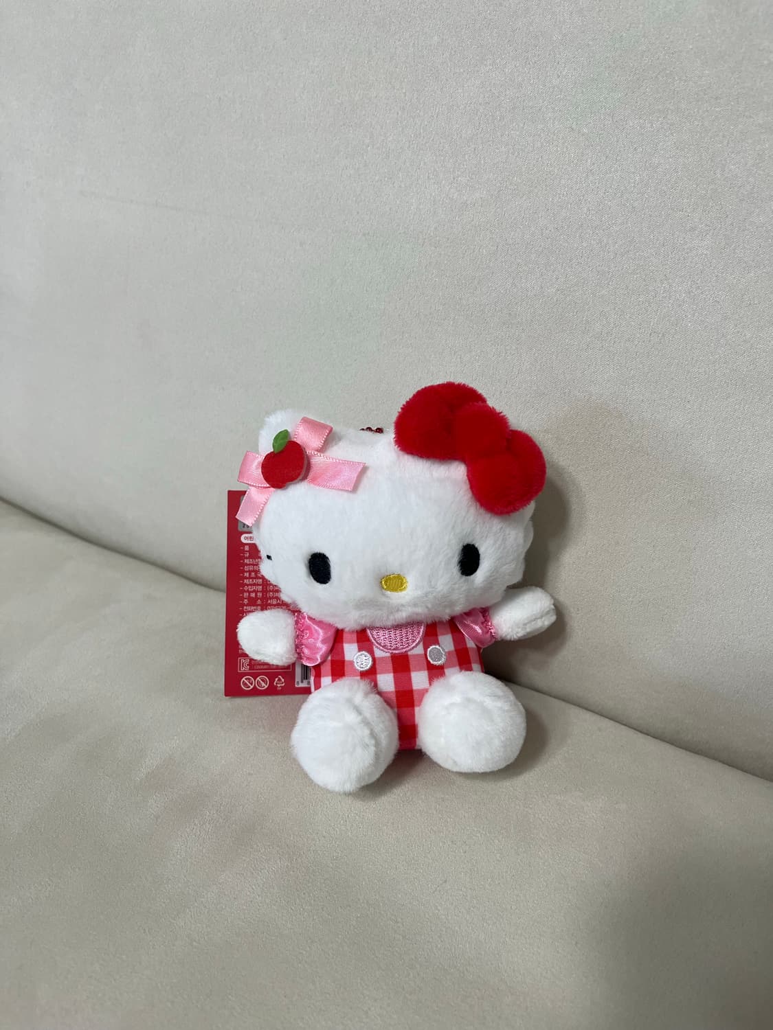 (택o 새제품) 산리오 헬로키티 애플카페 키링 상품이미지1
