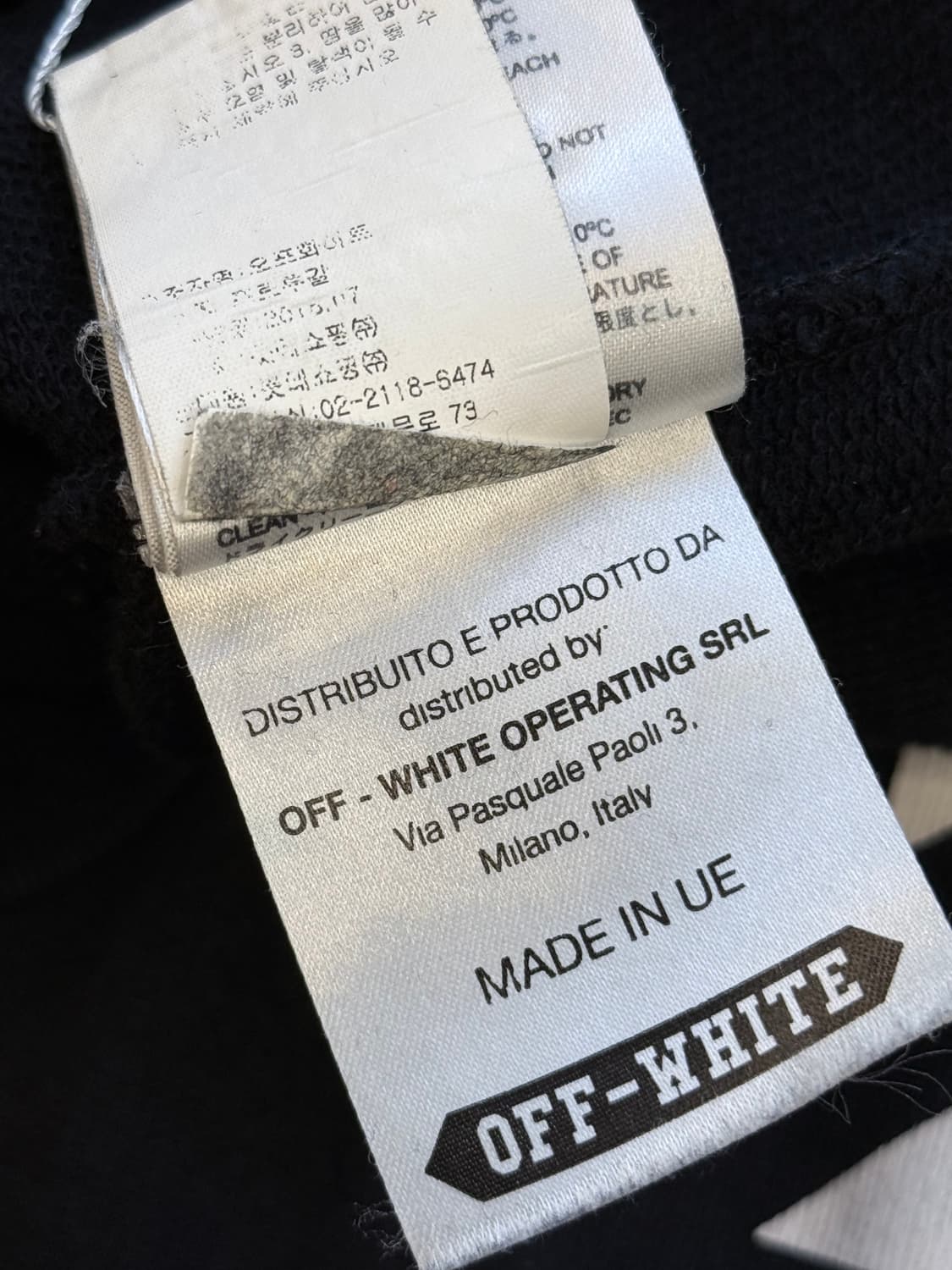 오프화이트 카라바조 후디 상품이미지5