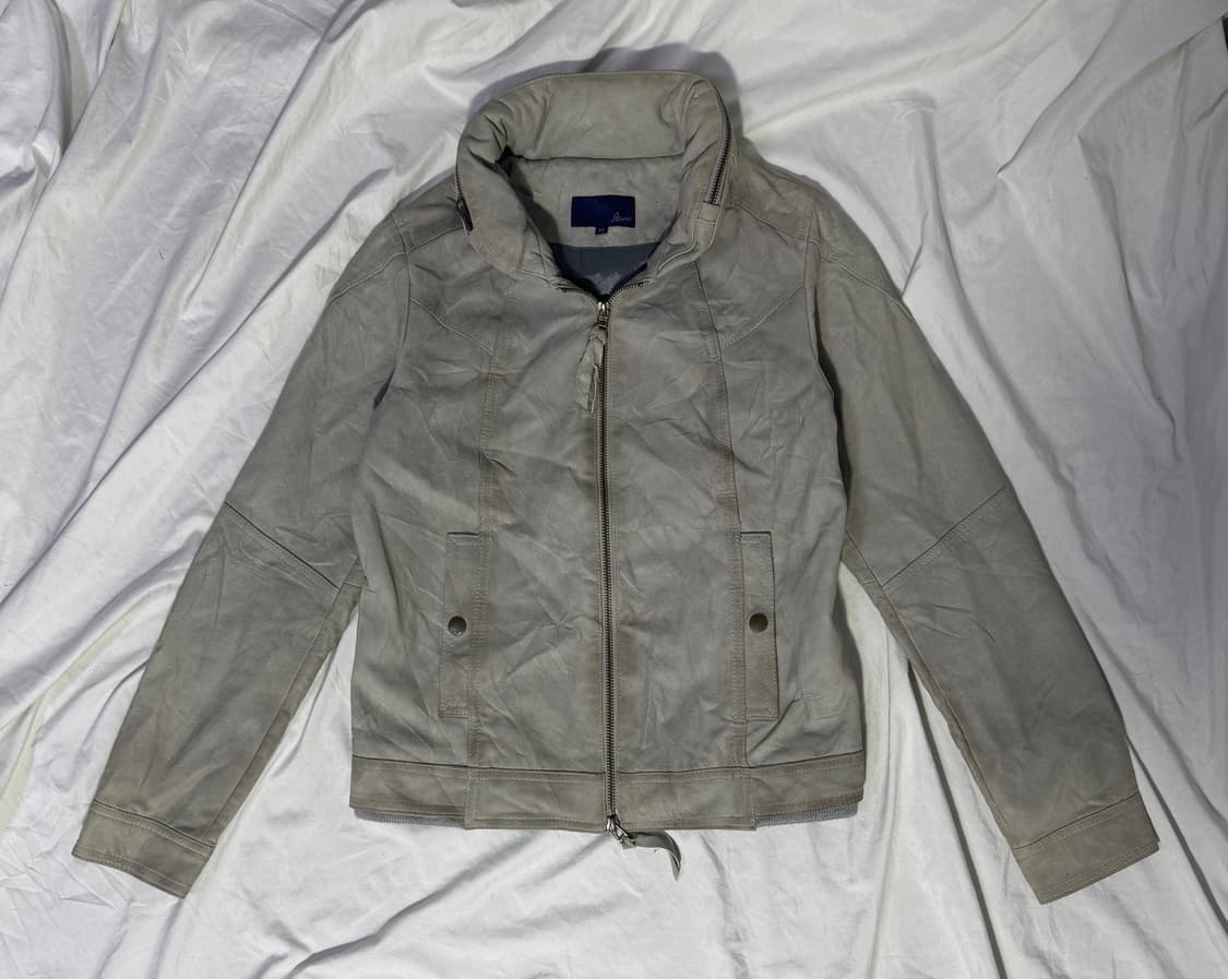 아비렉스 보노 타입 램스킨 레더 자켓 y2k lgb goa 상품이미지1