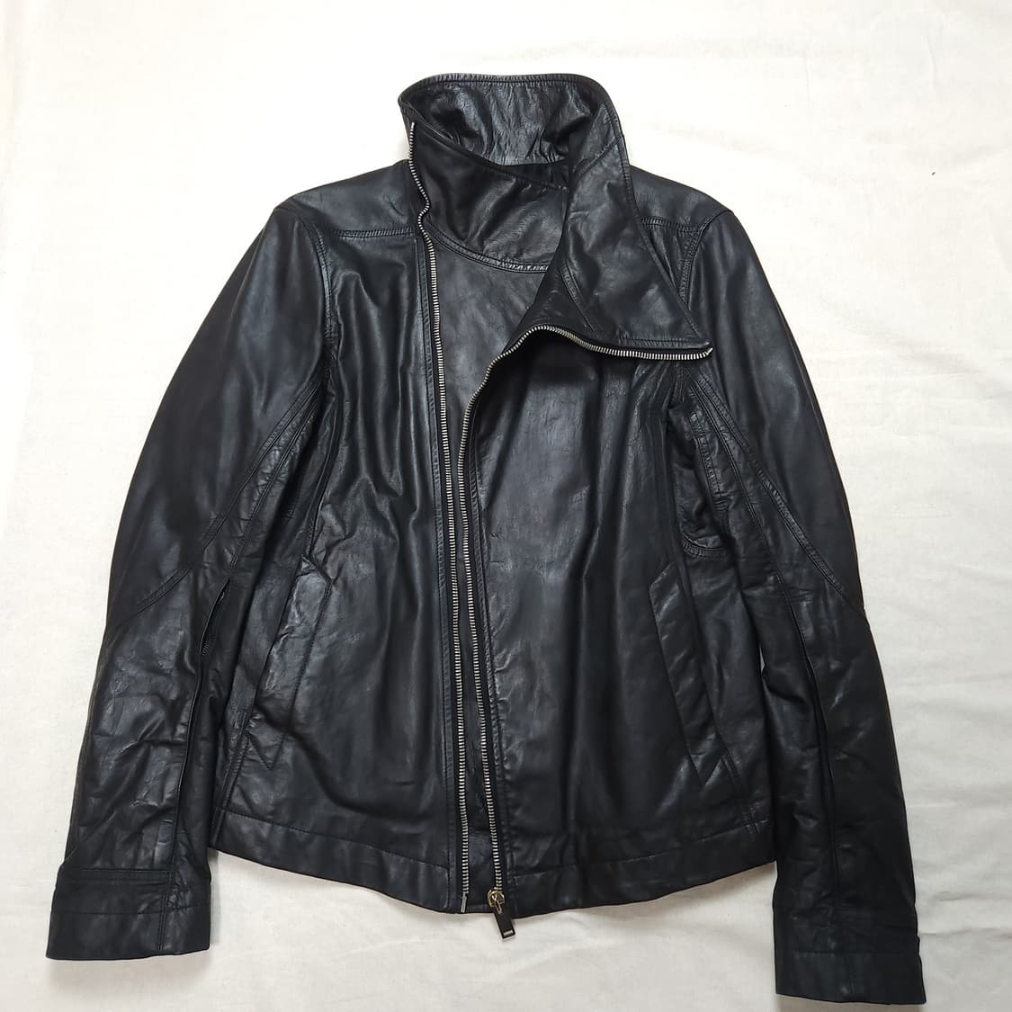 [52] 13FW 릭오웬스 바우하우스 송아지 가죽자켓 상품이미지2