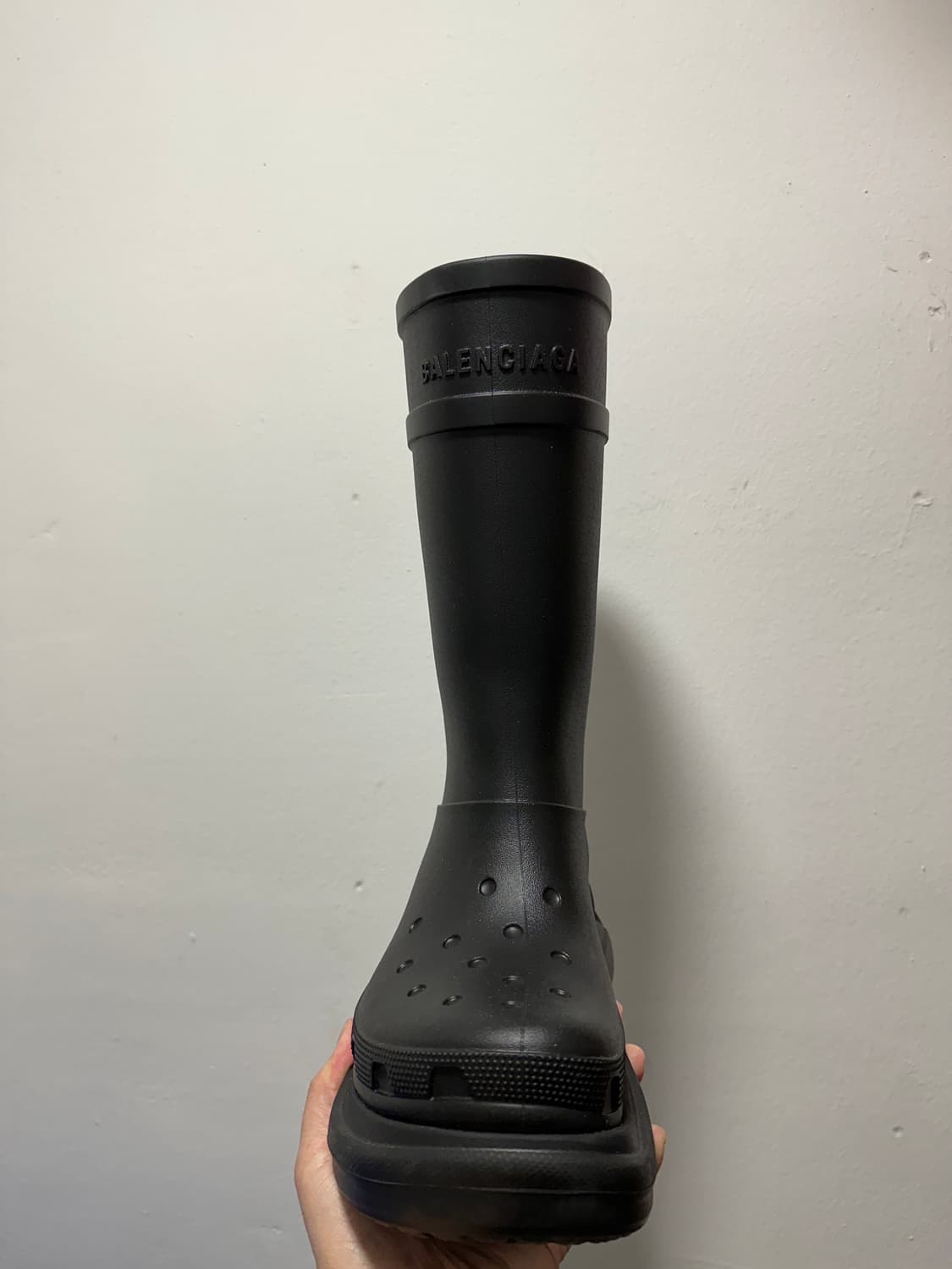 [40] 발렌시아가 크록스 부츠 블랙 상품이미지6
