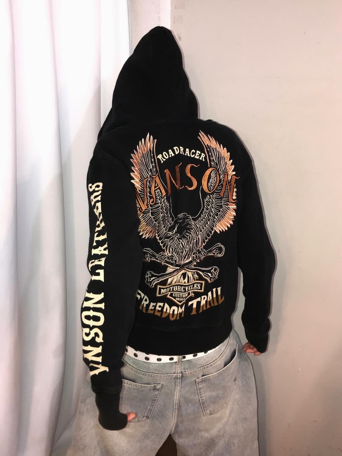 Vanson Embroidery Hood Zip-Up 상품이미지2