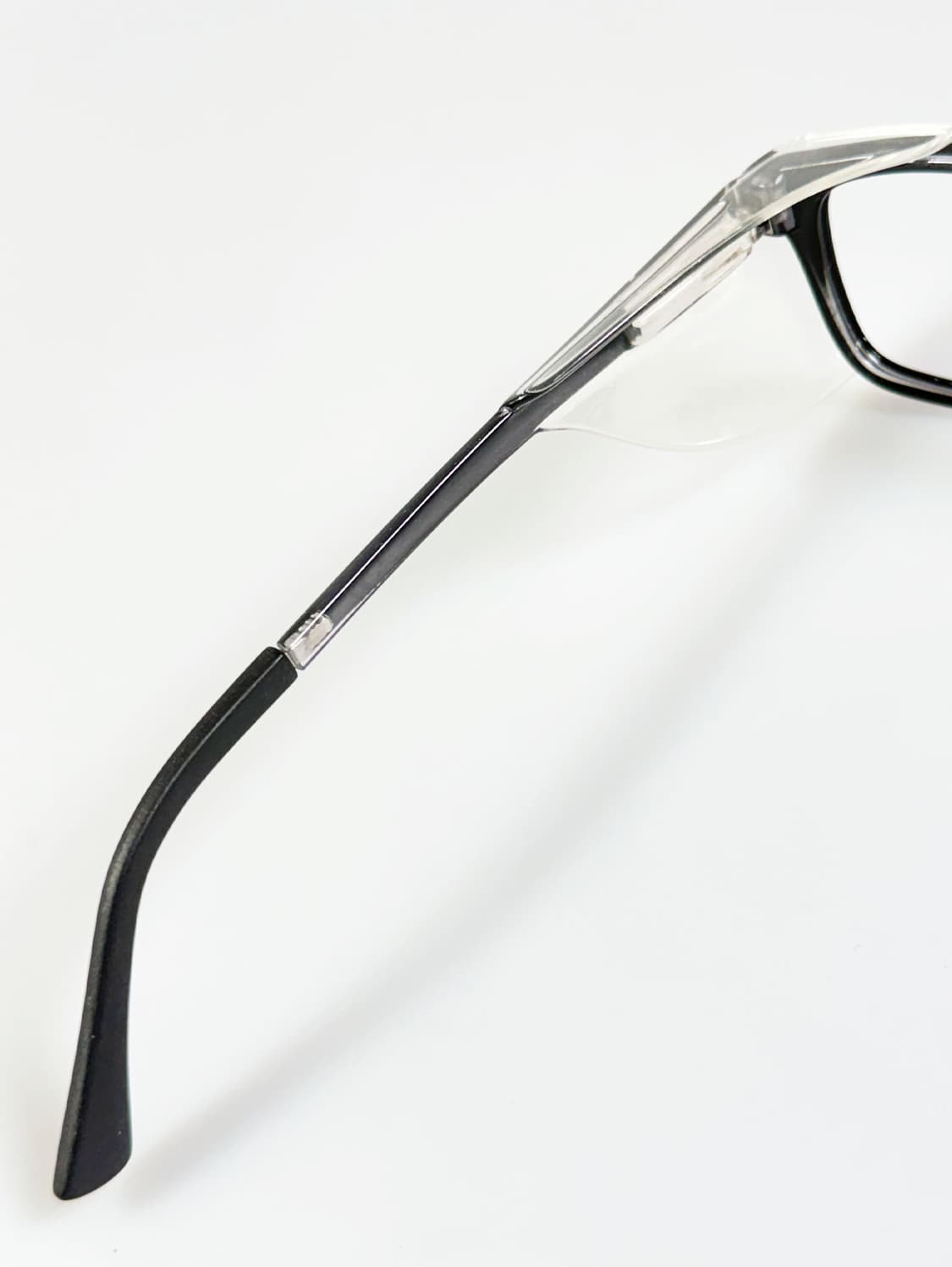 90s 유로피안 블랙 뿔테 스퀘어 쉴드 빈티지 안경 상품이미지7