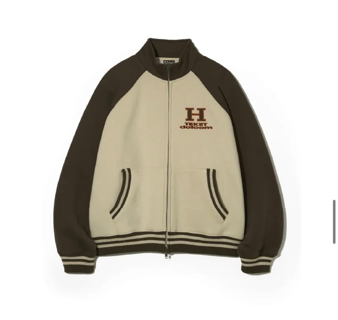 테켓 H Zip-Up Sweatshirt Beige L 상품이미지1