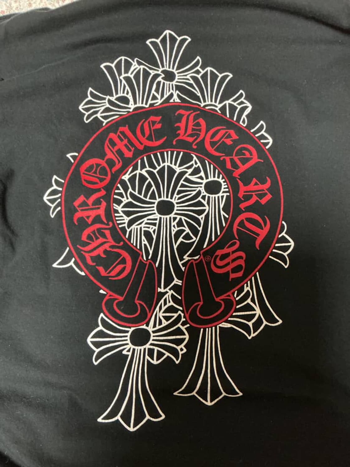 크롬하츠 레드 홀스슈 롱슬리브 사이즈 m 상품이미지3