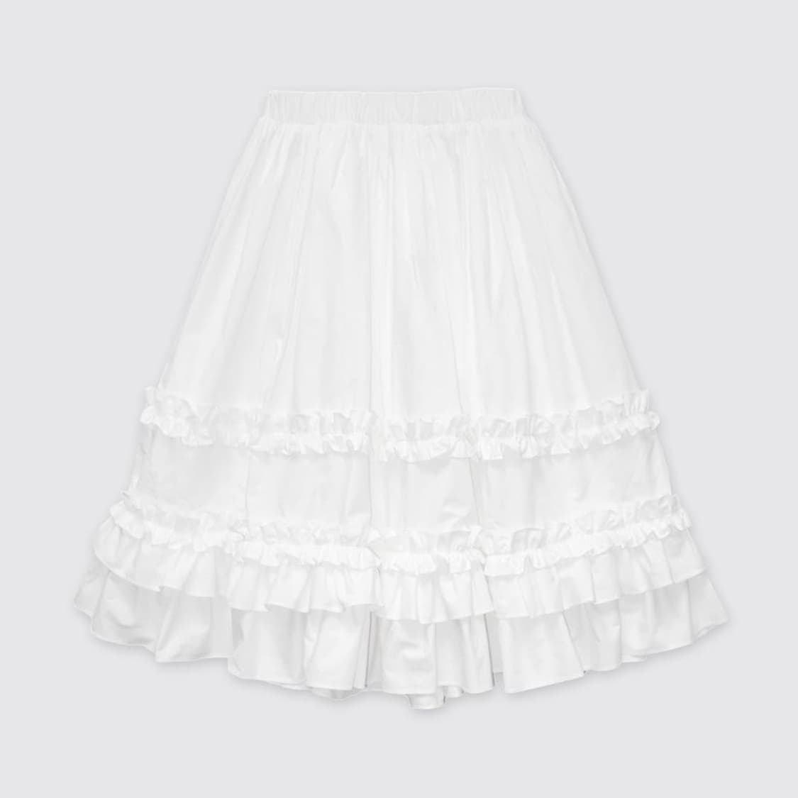 생긴스튜디오 RUFFLE PLEATED MIDI SKIRT 상품이미지1