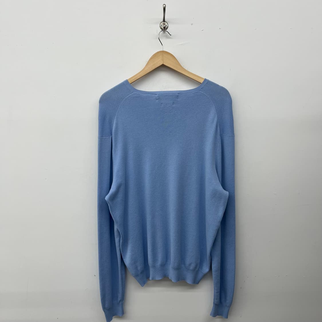 폴로 랄프로렌 브이넥 니트 하늘색 남XL 상품이미지6