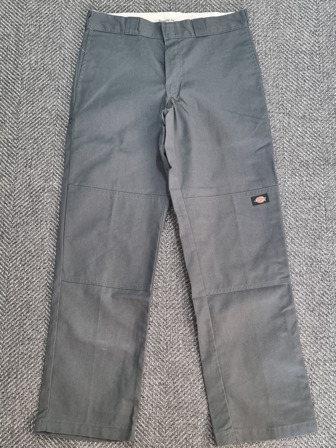 Dickies — 차콜 레귤러핏 더블니 워크팬츠 상품이미지1