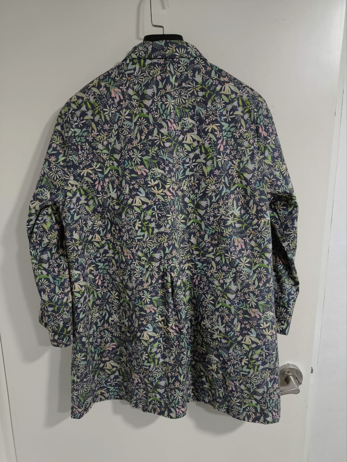 오일릴리 플라워 프린팅 코트 봄자켓 상품이미지5