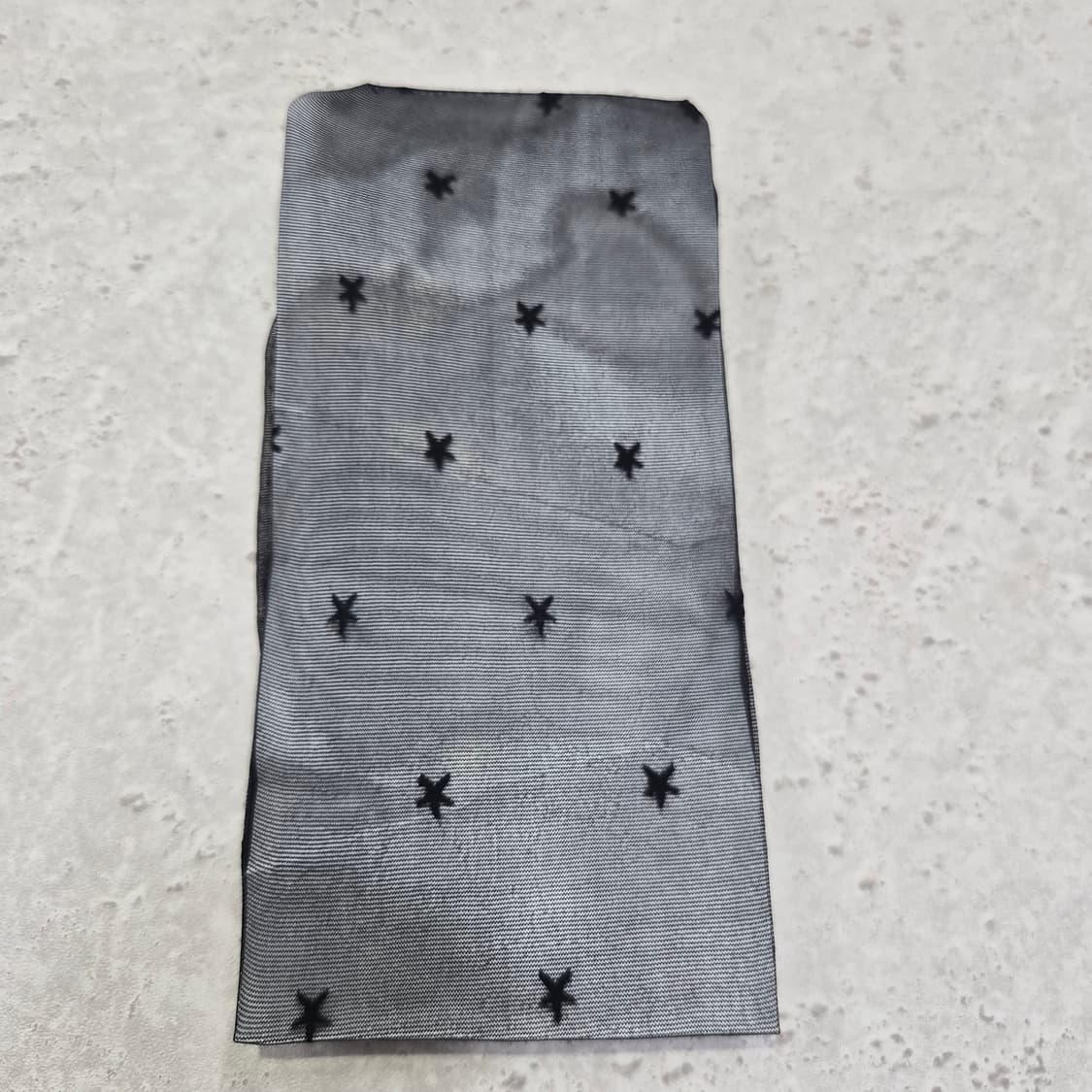 일본 타비오 스타 패턴  블랙 시스루 팬티스타킹 상품이미지2