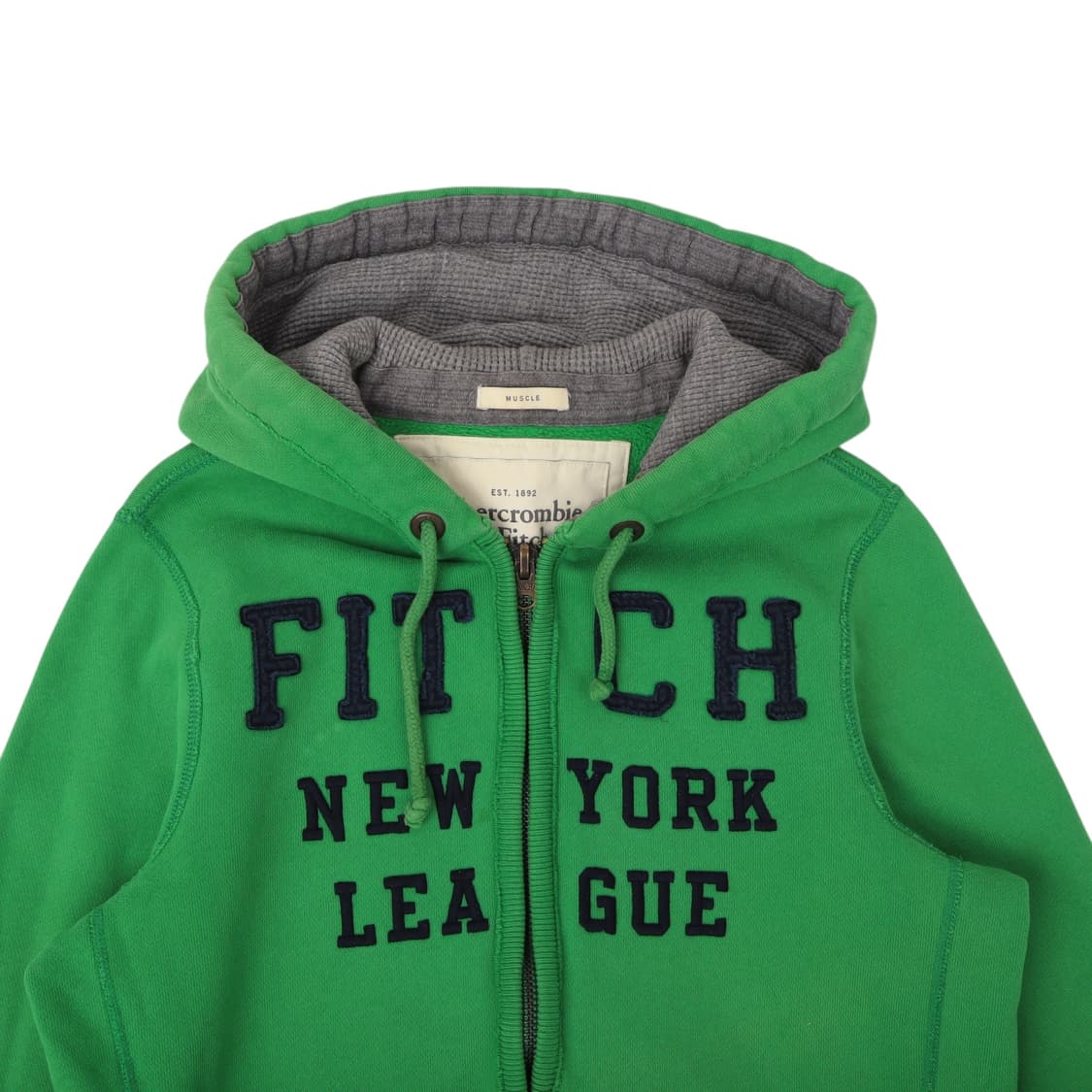아베크롬비 그린 엠브로이드 후드집업 상품이미지2