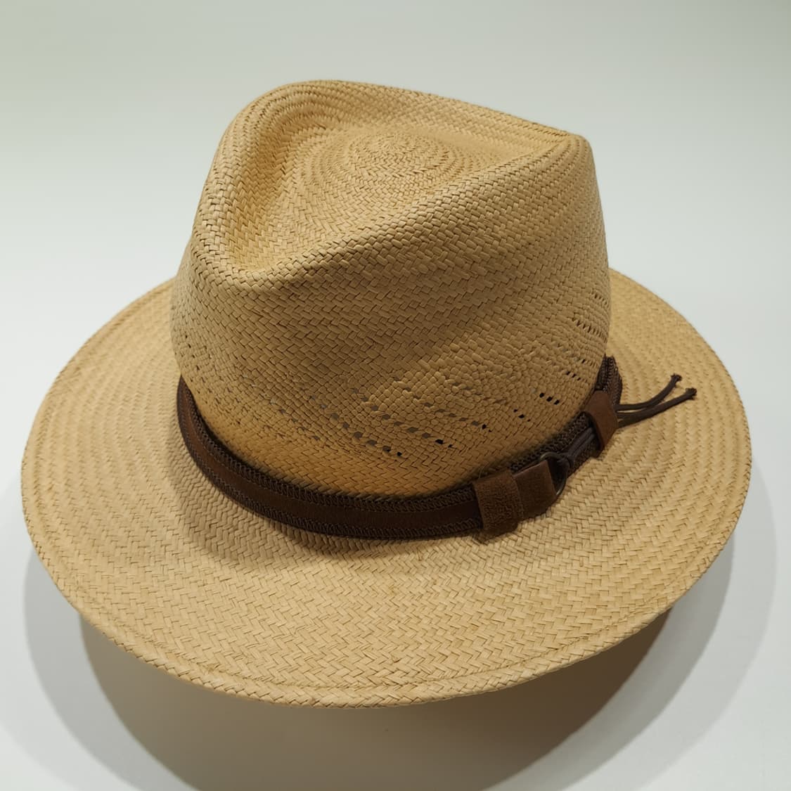 CL820 빈티밀라 독일판 파나마 스트랩 베이지 페도라 모자 상품이미지2
