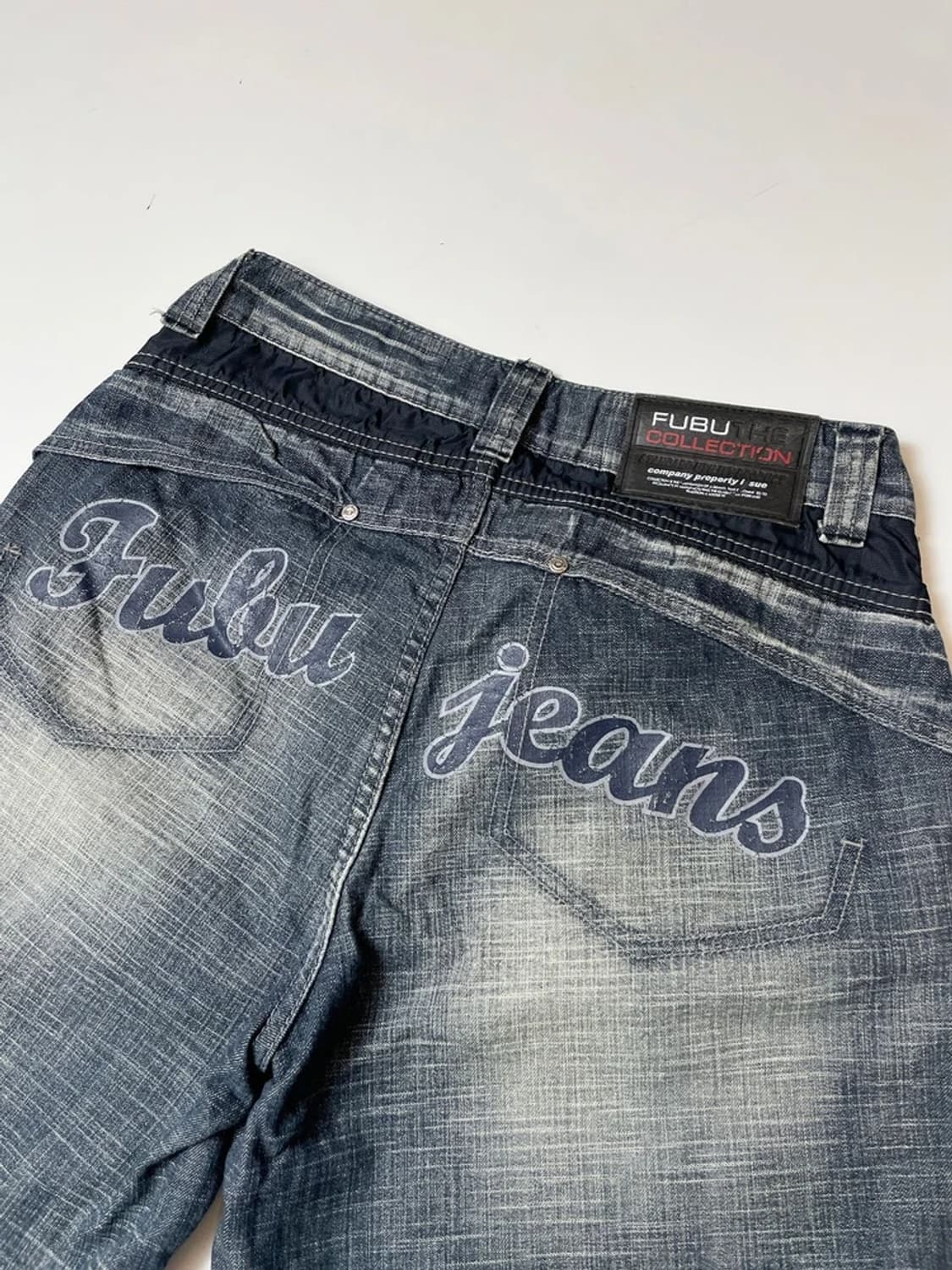 푸부 FUBU 00's 올드스쿨 데님 버뮤다 팬츠 PN9623 상품이미지5