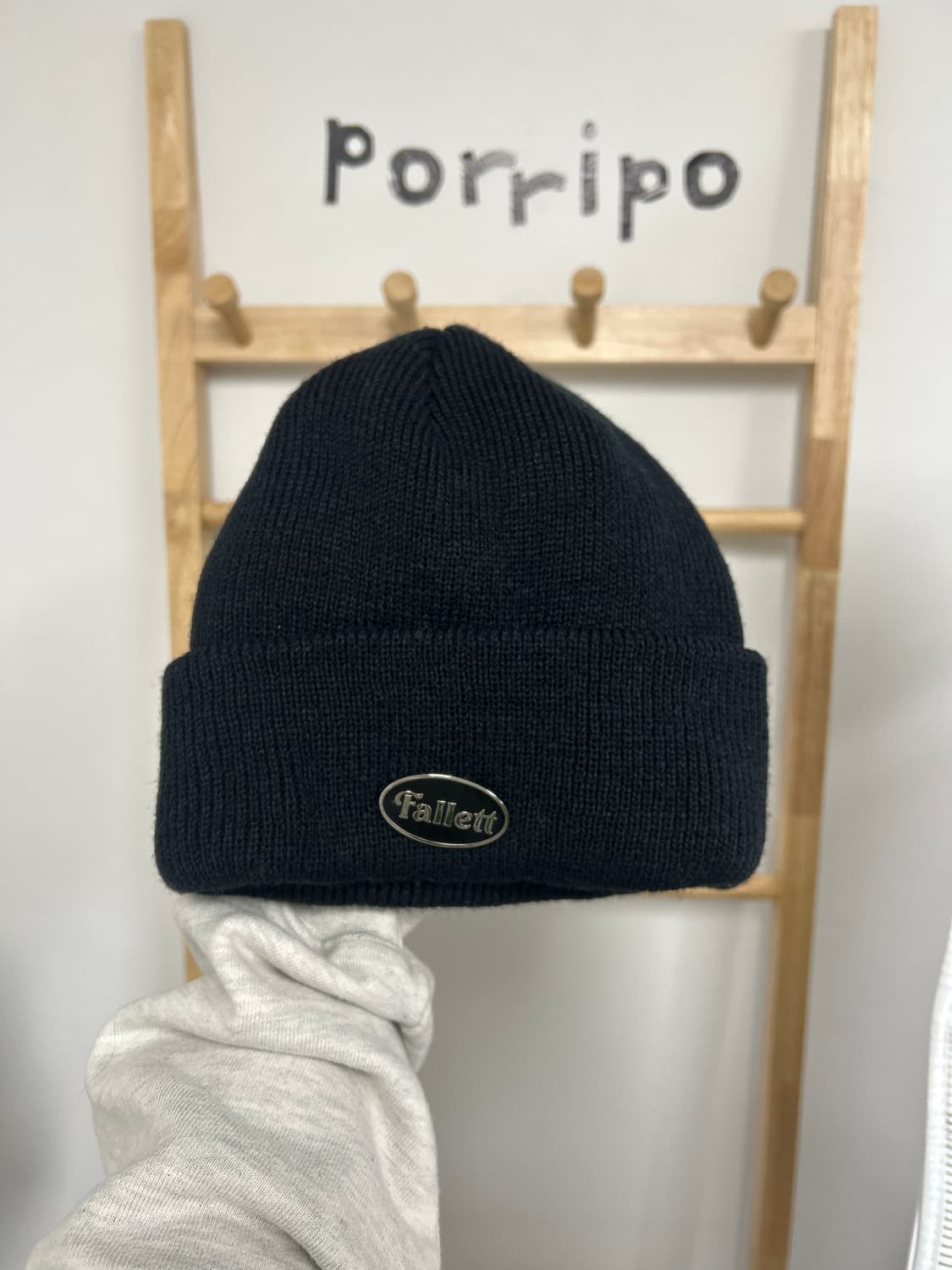 팔렛 검정 비니  상품이미지2