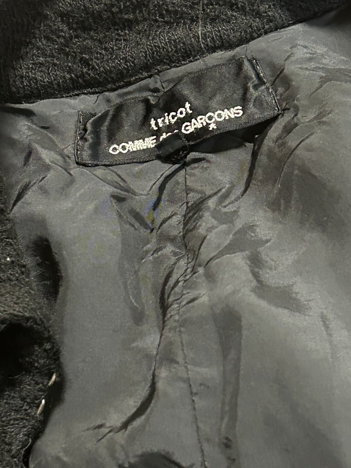 꼼데가르송 옴므 트리콧 축융 자켓 상품이미지4