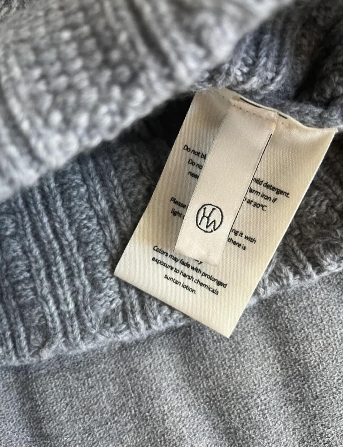 호와스 울캐시 꽈베기 니트비니 상품이미지3