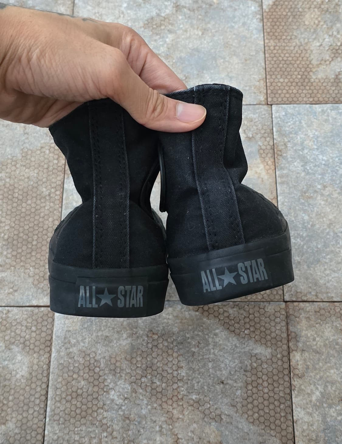 (240)컨버스 척테일러 올스타 하이 블랙 상품이미지8