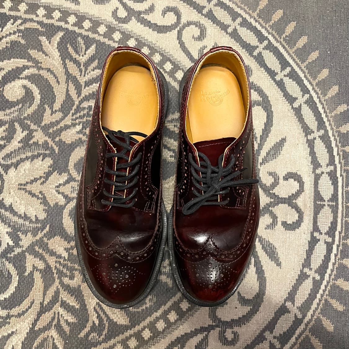 닥터마틴 3989 버건디 윙팁 구두   상품이미지3