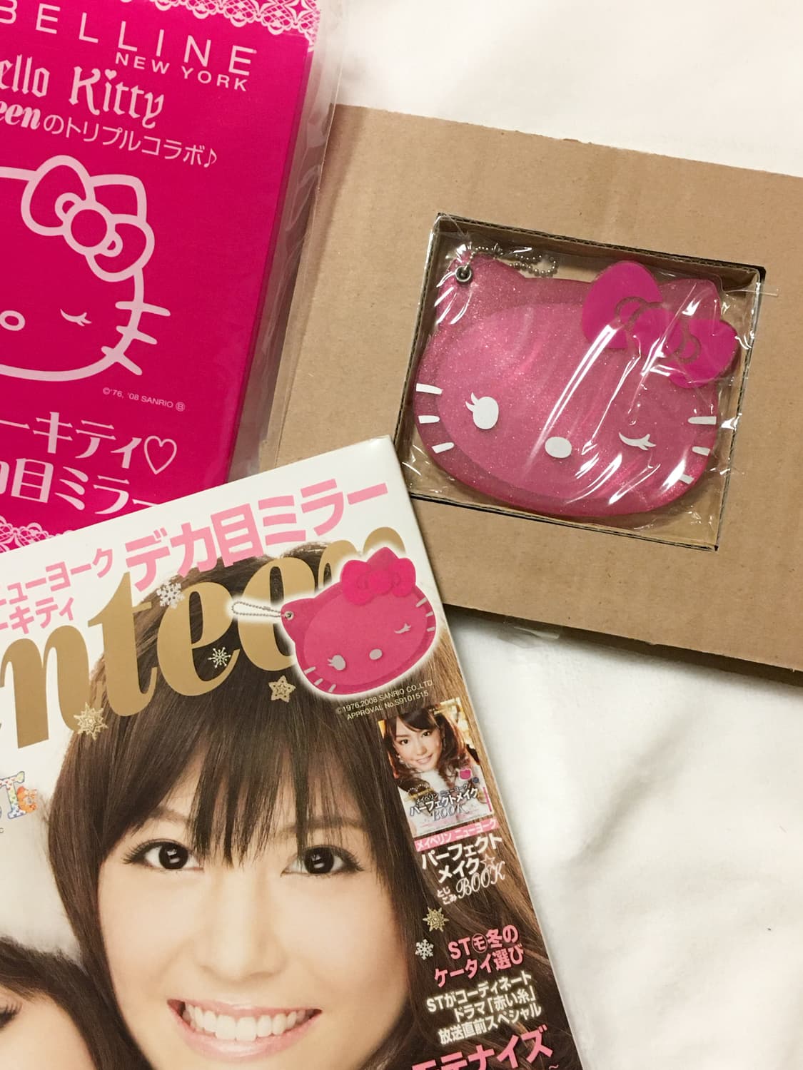 고전키티 거울 일본잡지부록 갸루 산리오 손거울 상품이미지1