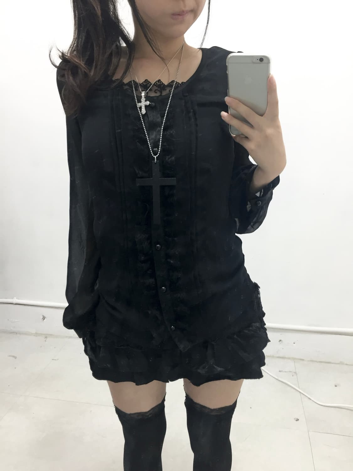 [N.P.S] 코디셋 ! 공겜여주 로걀 시스루 코디셋 상품이미지2