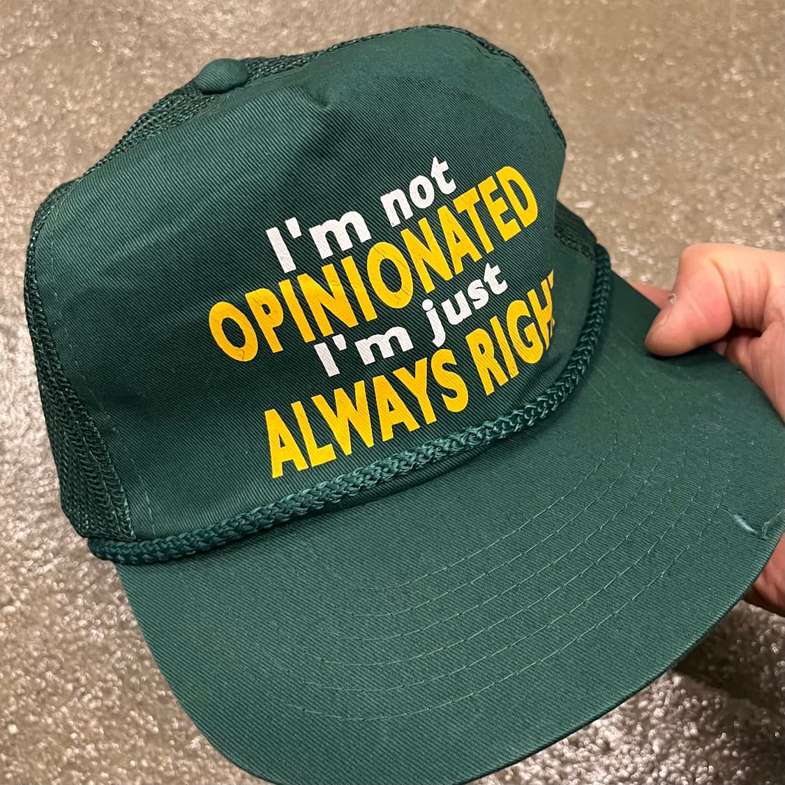 90s 빈티지 Always Right 트러커캡 상품이미지3